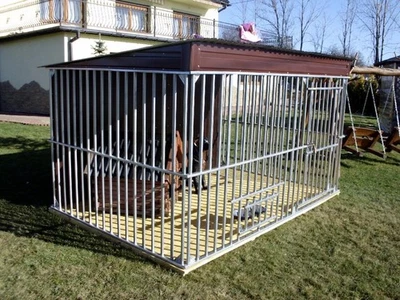 Verstärkter Hundezwinger mit Holzboden 3 x 2 x 1,71 m * ZW010 * Zwinger * NEU! - Bild 1 von 4