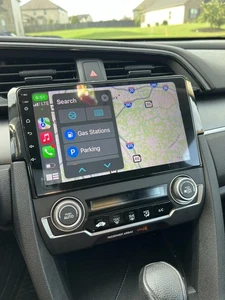 Apple CarPlay For Honda Civic 2016-2021 Car Radio GPS Android 13 FM WiFi Stereo - Picture 1 of 15