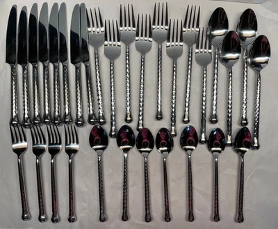 Gibson KEATON II Acero Inoxidable 18/0 China Brillante Cuchillo Tenedor Cucharadita - Elección Foto 1 de 4