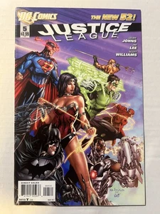 JUSTICE LEAGUE #5 LEGACY #11 ERIC "EBAS" BASALOVA VARIANT COVER ART NEW 52 2012 - Picture 1 of 6