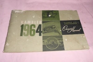 Original 1964 Rambler Classic & Ambassador KFZ Betriebsanleitung 68 Seiten - Bild 1 von 3