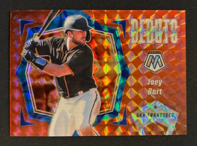 Joey Bart 2021 Panini Mosaic Debuts Reactive Blue Prizm 46/99 SP #PD3 Giants - Image 1 of 2