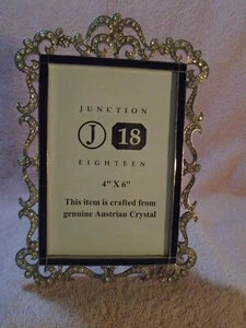 Bilderrahmen mit echten österreichischen Kristallen 4" x 6" - Bild 1 von 4