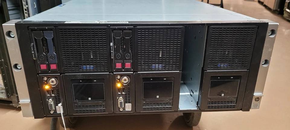 HP S4540 Gen8 Server w/ 30x 4TB; +2 Blades each w/2x E5-2450v2 8C, 144GB RAM - Image 1 of 3