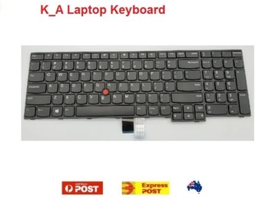 Brand New Laptop Keyboard For Lenovo ThinkPad E570 E570C E575 01AX120 Notebook - Image 1 of 3