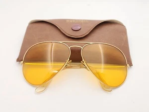 Vintage B&L Bausch & Lomb Bushnell Amber Photochrome Schießbrille mit Etui - Bild 1 von 16
