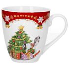 Kaffeebecher Weihnachtszauber 530ml Pott Kaffeetasse Winter Porzellan Motiv