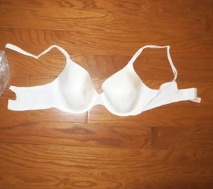 34DD VINTAGE ❤️ VICTORIA'S SECRET SEAMLESS ❤️ BRA PERFECT DEMI ❤️ WHITE - Picture 1 of 4