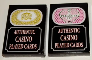 Pleasure Pit Golden Nugget Casino Playing Cards Las Vegas Nevada SEALED Set of 2 - Picture 1 of 6