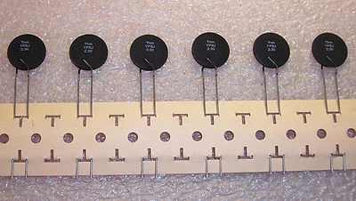 CANTIDAD (18) TERMISTORES TERMOMÉTRICOS PTC YPBJ2.30N 2.3 Ohm 80V 17.5mm DISC Foto 1 de 4