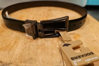 Dockers двусторонний черный коричневый искусственной кожи ремень мужской выбрать маленький (22-24) новый с Ярлыками - Изображение 1 из 4