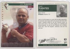 2007 MultiAd Sports Savannah Sand Gnats Joel Fuentes #4
