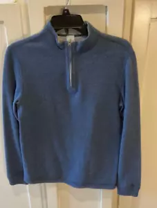 NWT Class Club Sweater Boys Youth Size 14/16 Blue 1/4 Zip Pullover - Picture 1 of 8
