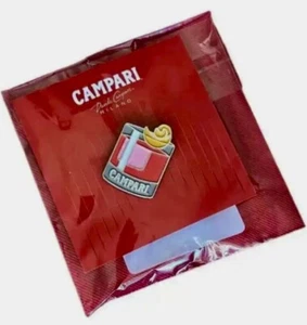 Campari Negroni Cocktail Emaille Hut Shirt Anstecknadel Abzeichen Brandneu!! - Bild 1 von 1