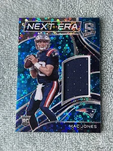 Panini Spectra Mac Jones 2021 parche de novato 56/60 NE-MJ hermosa tarjeta - Imagen 1 de 2