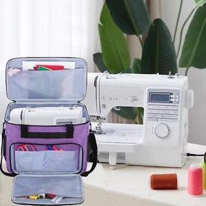 Sewing Machine Carrying Case Large Capacity Travel Tote Bag Sewing Machine Bag - Picture 1 of 7