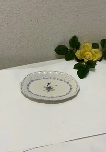 Nikko Tableware BLUE PEONY 9" Gravy Underplate Small Serving Dish Blue DotJapan - Picture 1 of 6