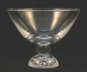 RARE J G DURAND CRYSTAL BOWL COMPOTE CANDY DISH ORGANDI PATTERN - Picture 1 of 6