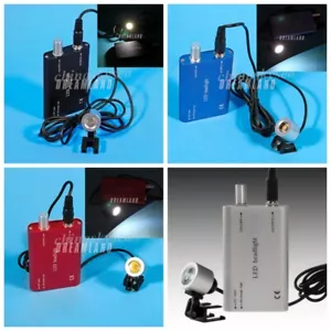 Zahnmedizinisch Chirurgie LED Kopflicht Lampe Clip-on für Fernglaslupen UK - Bild 1 von 9