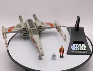 STAR WARS VEHICLE MICRO MACHINES ACTION FLEET X-WING RED 6 SQUADRON JEK PORKINS - Picture 1 of 2