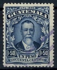 Guatemala 1926 SG#217, 1p50 President J.R. Barrios Used #E85201