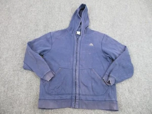Nike ACG Sweater Mens Large Blue Purple Logo Full Zip Outdoors Casual Hoodie - Picture 1 of 15