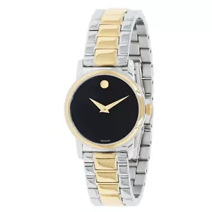 Movado 2100018 Women's Classic Museum Black Quartz Watch - Picture 1 of 4