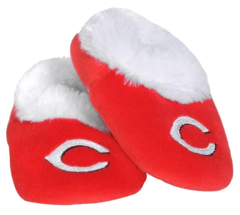 Cincinnati Reds Size Large Baby Bootie Slippers [NEW] MLB Infant Booty Footie Cover