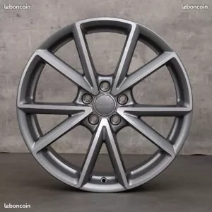 ⚡️ 4 jantes alu 17" pouces neuves look AUDI RS4 A3 A4 A5 A6 Q2 Q3 Q4 Q5 TT - Imagen 1 de 2