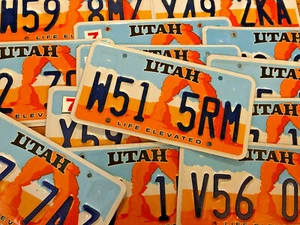Utah Arch License Plate- Good Condition - Picture 1 of 1
