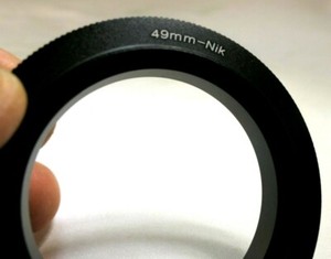 49mm Macro Reverse Lens Adapter Ring For Nikon F ai D3500 D7200 cameras Close-up