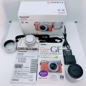 Panasonic Lumix DC-GF10 DC-GF10W Digital Camera Double Lens Kit White with Box - Picture 1 of 14