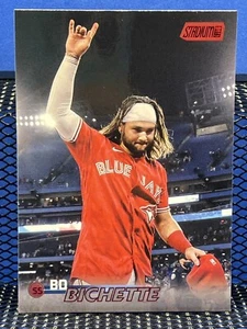 2023 Topps Stadium Club BO BICHETTE Blue Jays Red Foil - Picture 1 of 2