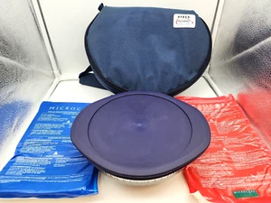 Pyrex Portables Insulated Dish Carrier Round Dish 2qt - Cold And Hot Thermal - Picture 1 of 9