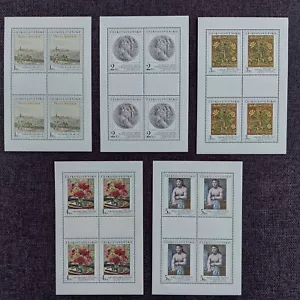 Cecoslovacchia 1981 set 2641/45 KLB opere d'arte nuove di zecca - Foto 1 di 1