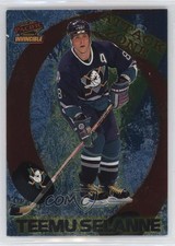 1997-98 Pacific Invincible Attack Zone Teemu Selanne #2 HOF