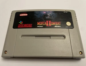 MORTAL KOMBAT II SUPER NINTENDO SNES SPIEL CART CARTRIDGE AKLAIM MK2 RETRO - Bild 1 von 7