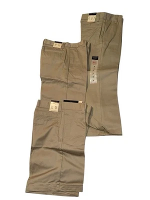 French Toast Boys NWT School Uniform Pants Shorts 3 Pc Lot Khaki, Size 7 - Image 1 of 4