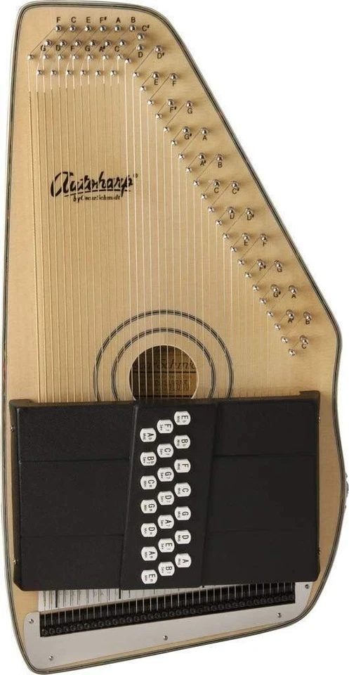 Oscar Schmidt 21 Chord Electric Acoustic Autoharp - Natural - OS120CNE - Image 1 of 1