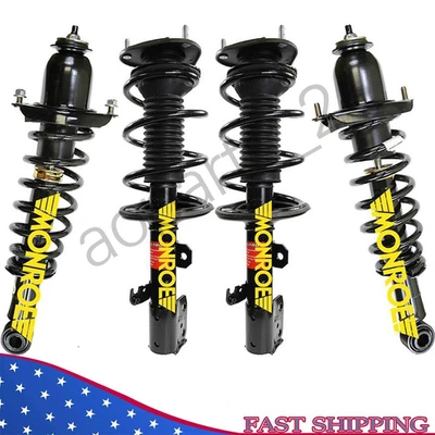 Puntales y muelles helicoidales completos delanteros traseros Monroe para Toyota Corolla 2,4 L_AO Foto 1 de 4