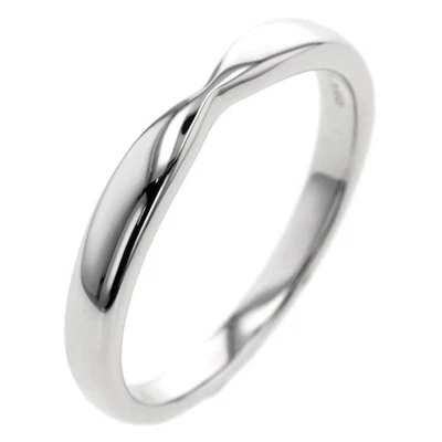 TIFFANY & Co. Platinum 3mm Harmony Wedding Band Ring 8.5 New - Image 1 of 4