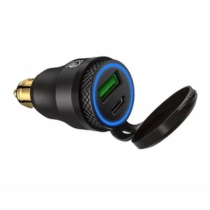 Wasserdichte USB-Schnellladegerät-Steckdose Typ C für BMW Motorrad Hella Z0 T0H4 - Bild 1 von 11