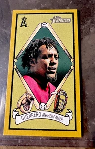 2008 Topps Heritage Vladimir Guerrero Angels Mini #HTCP13 Series 400 Designs NMM - Picture 1 of 2