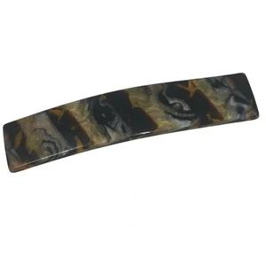France Luxe Classic French Rectangle Barrette Lasco Hand Made Hair Clip - Picture 1 of 3