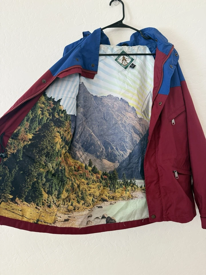 Volcom Vintage Rain jacket Costa Mesa Size Small Men’s - Image 1 of 4