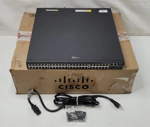 HPE 5510 48G POE+ 4SFP+ HI Switch JH148A 48 Port FlexNetwork (DAMAGED SEE PHOTO) - Picture 1 of 8