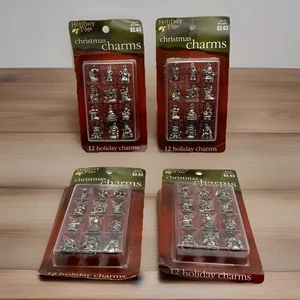 Lote — Dijes de Navidad vintage — Vacaciones — Artesanía y joyería — 12 dijes x4 - Imagen 1 de 4