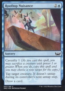 ROOFTOP NUISANCE 057/281 FOIL NUEVO CAPENNA MTG MAGIC CASI NUEVO (yourdeckbuilder) - Imagen 1 de 1