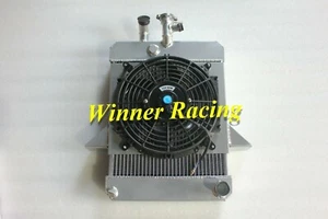 70mm Aluminum Radiator &10'' 12V Fan Kit for Triumph GT6 1966-1973 - Picture 1 of 5