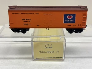 N Scale Micro Trains MTL JnJ Trains 344-8604-C Morrell MORX 9852 Wood Reefer - Picture 1 of 4